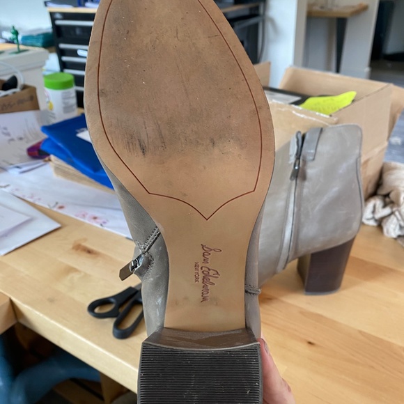 Sam Edelman Gray Bootie - Picture 3 of 4